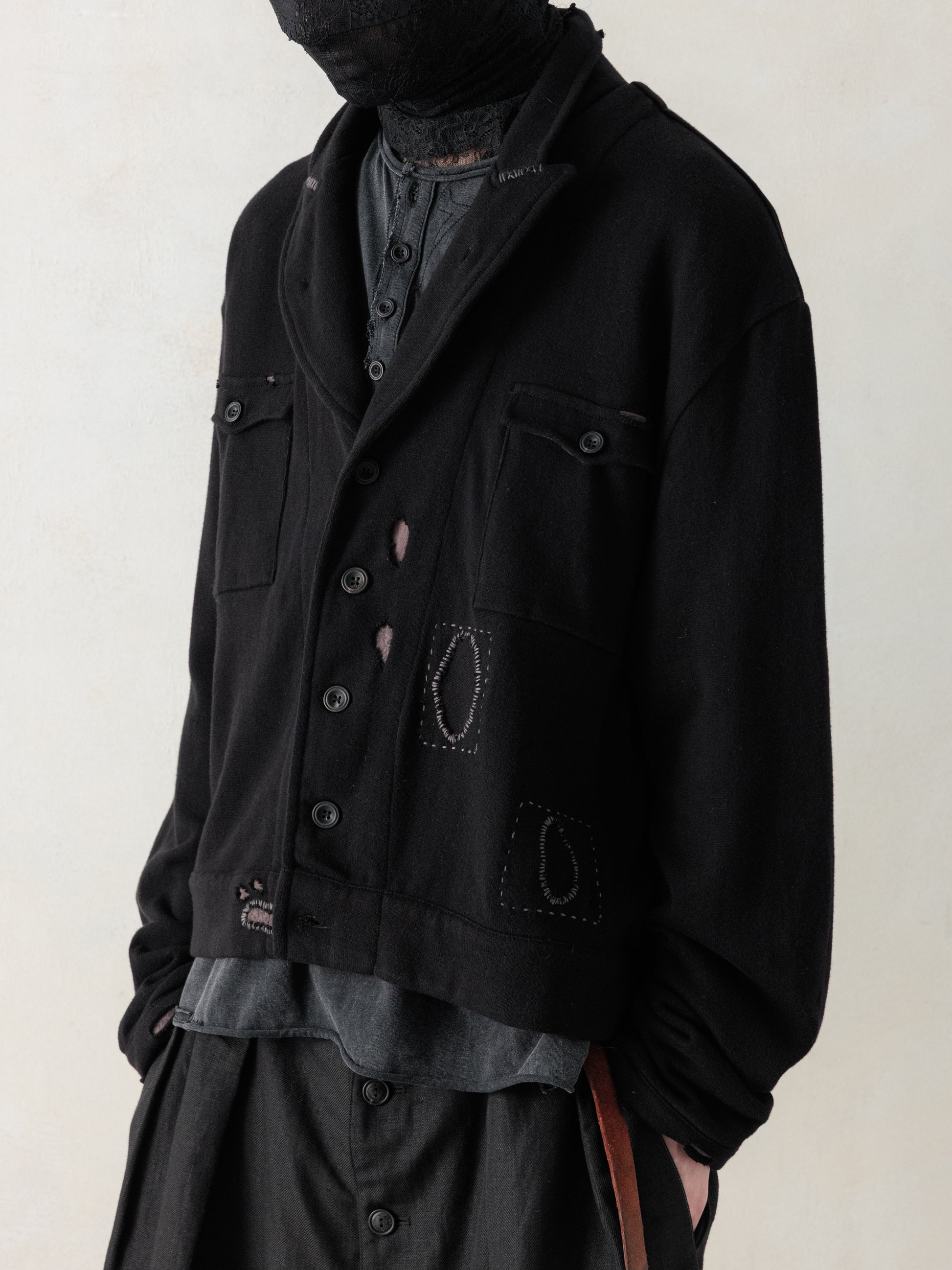 26SS｜Destroyed Knit Work JKT