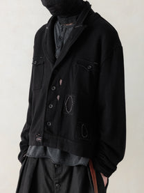 26SS｜Destroyed Knit Work JKT