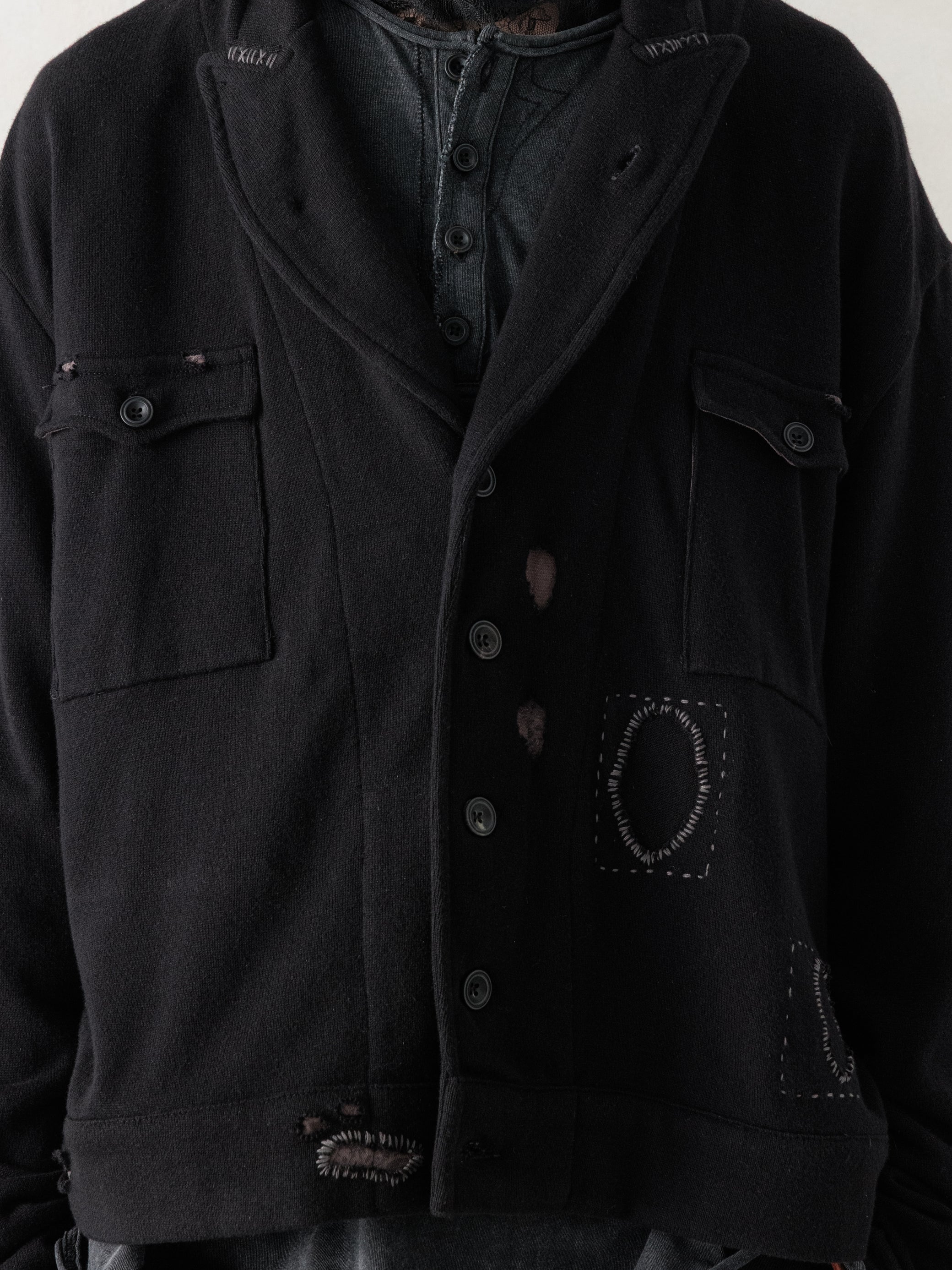 26SS｜Destroyed Knit Work JKT