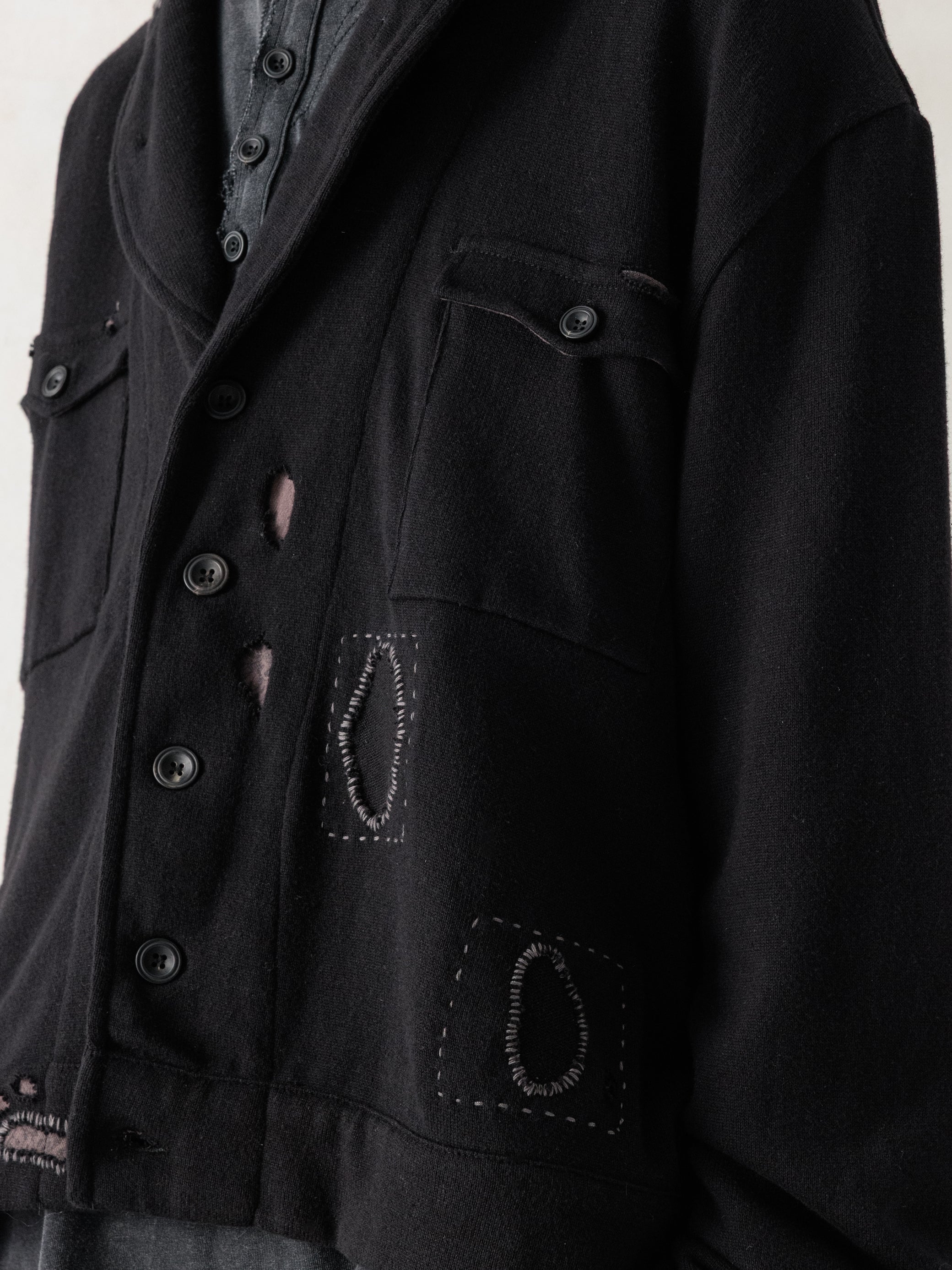 26SS｜Destroyed Knit Work JKT