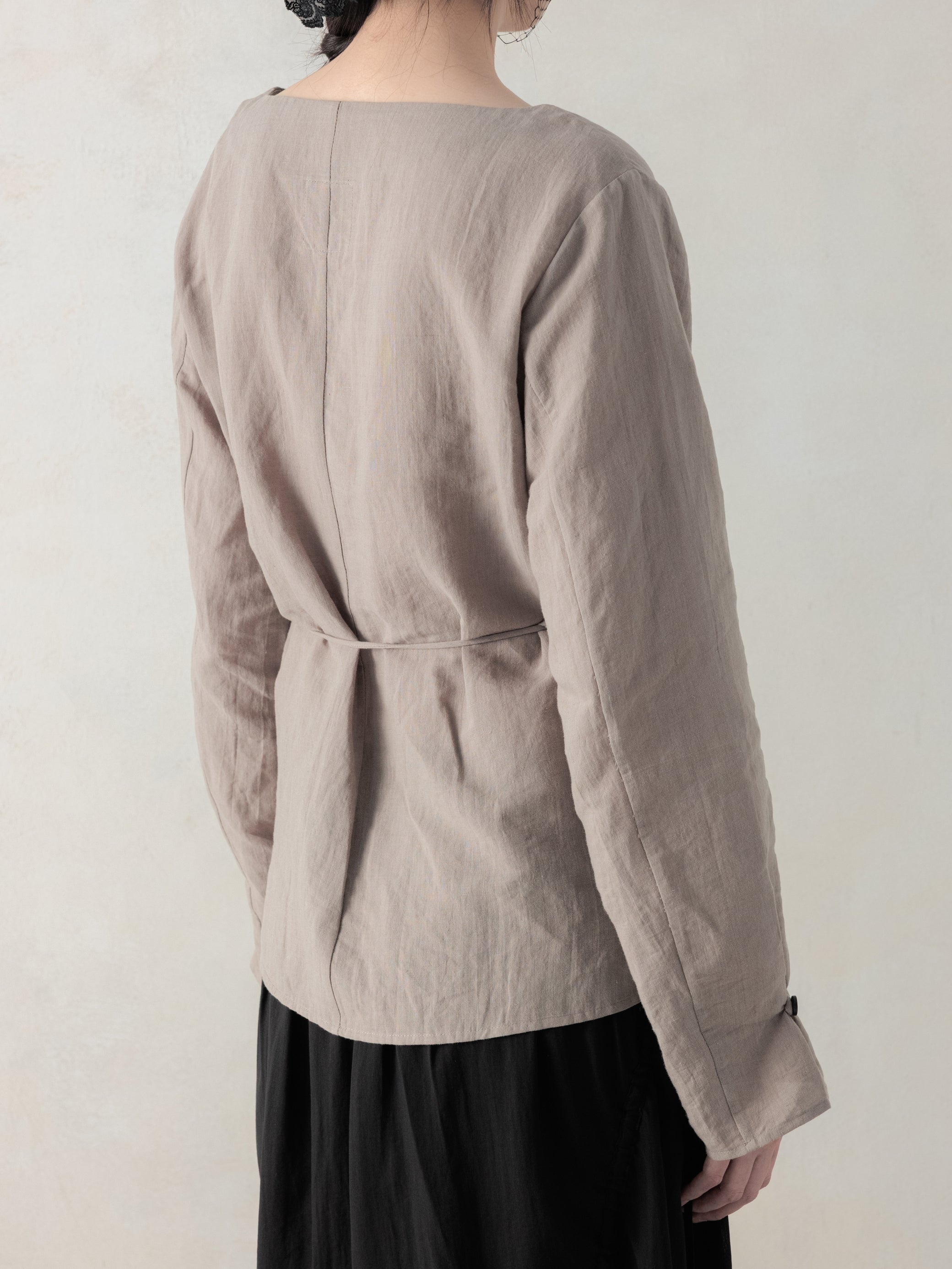 26SS WMS｜Side Button Shirt (Grey)