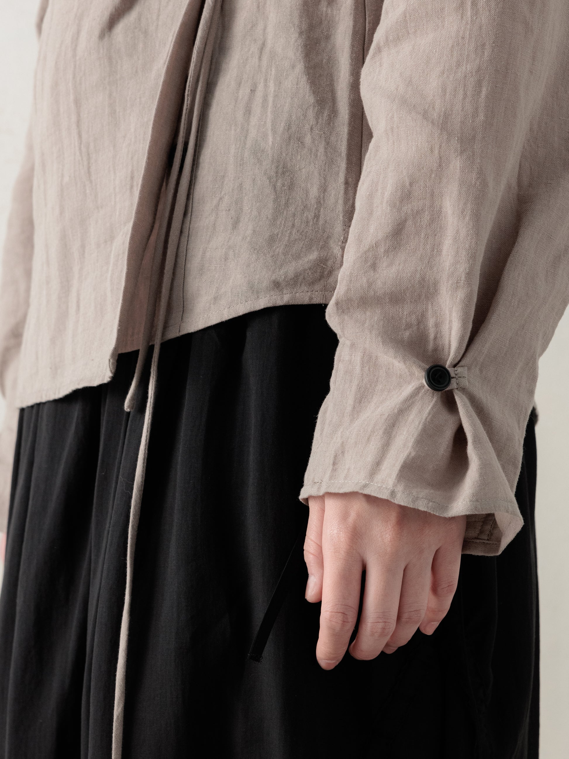 26SS WMS｜Side Button Shirt (Grey)