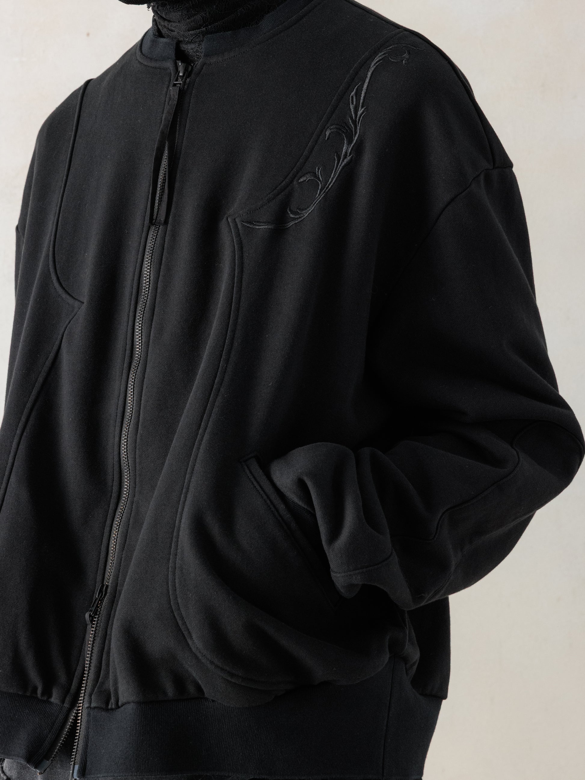 26SS｜Embroidered Zipper JKT