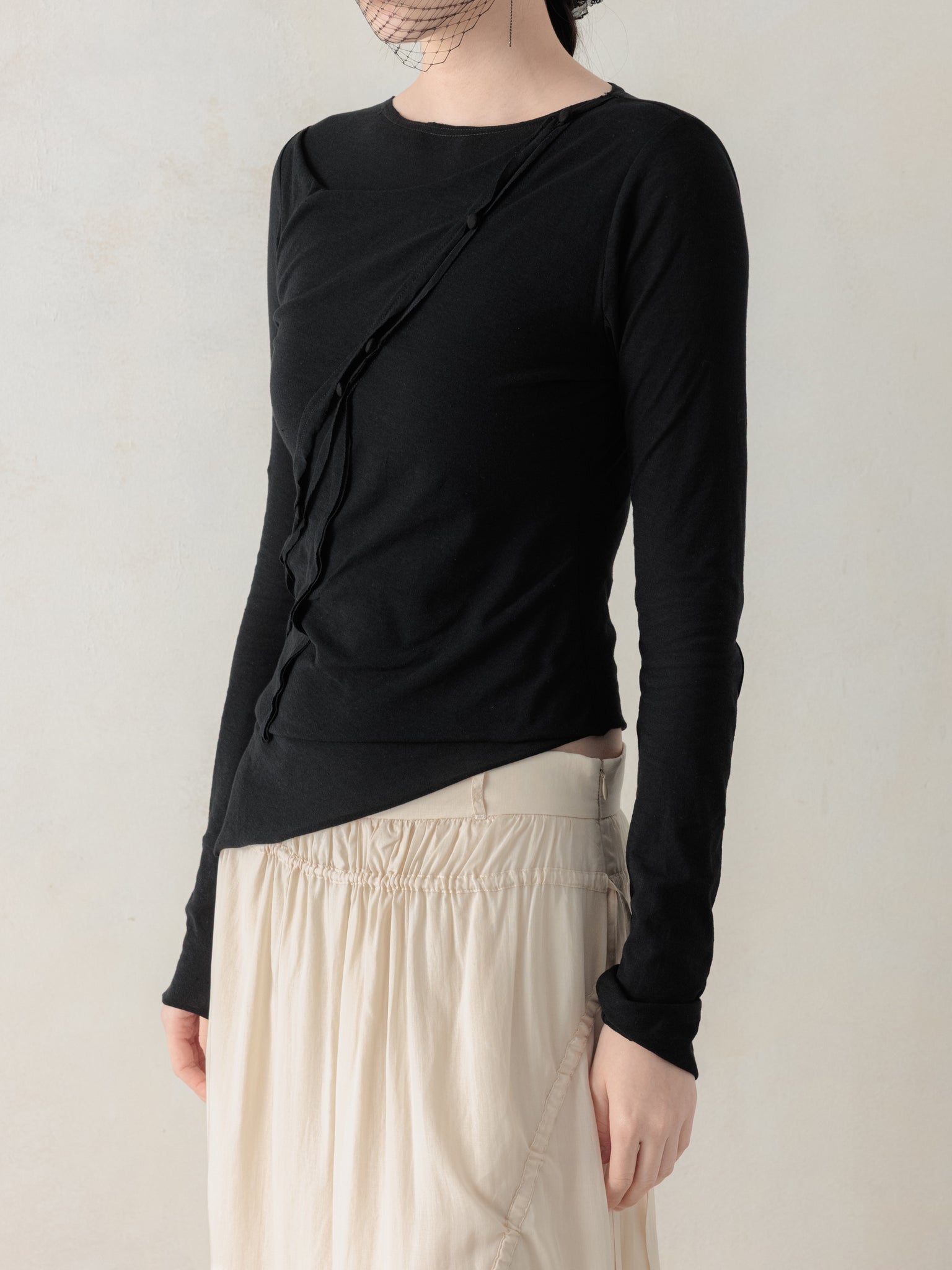 26SS WMS｜Sculpted Rib Top