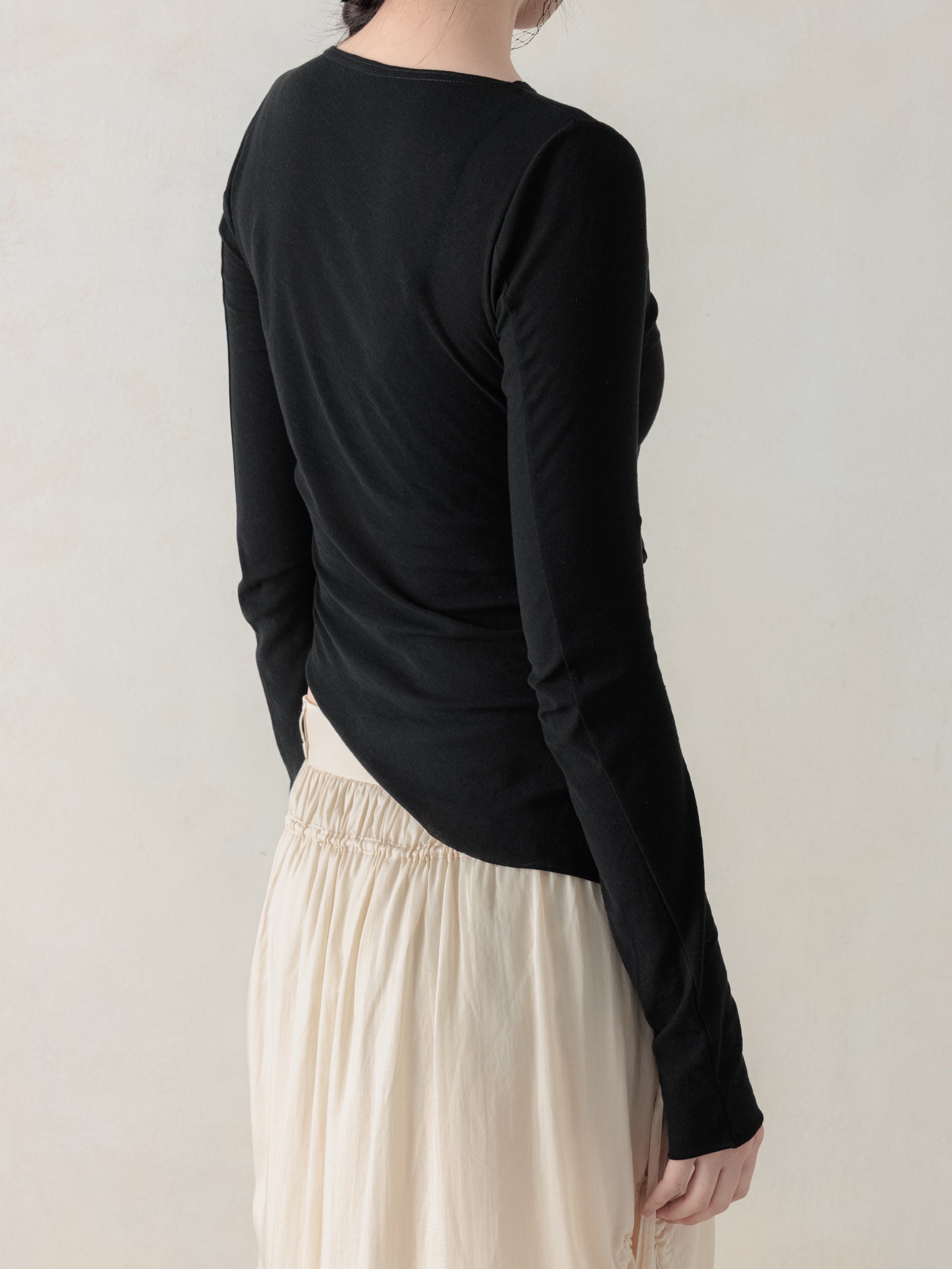 26SS WMS｜Sculpted Rib Top