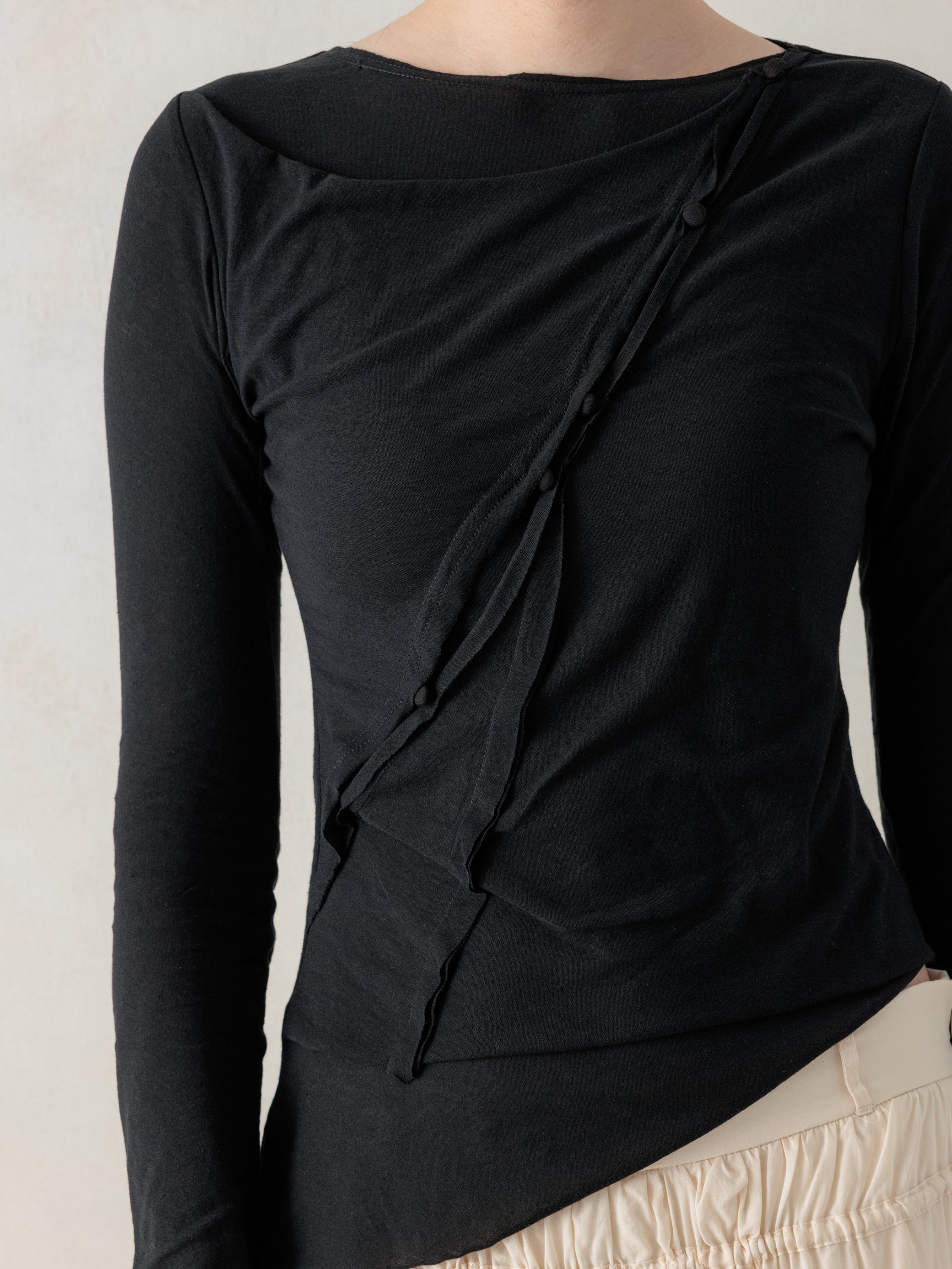 26SS WMS｜Sculpted Rib Top