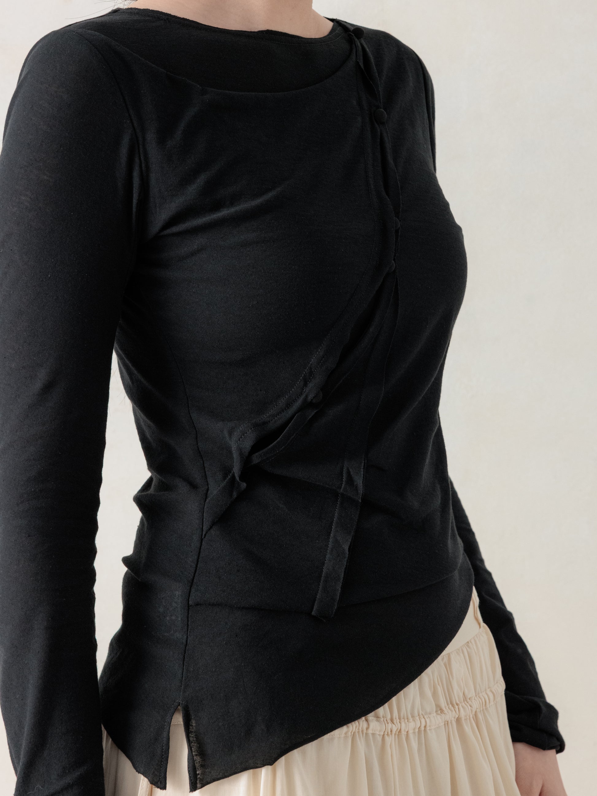 26SS WMS｜Sculpted Rib Top