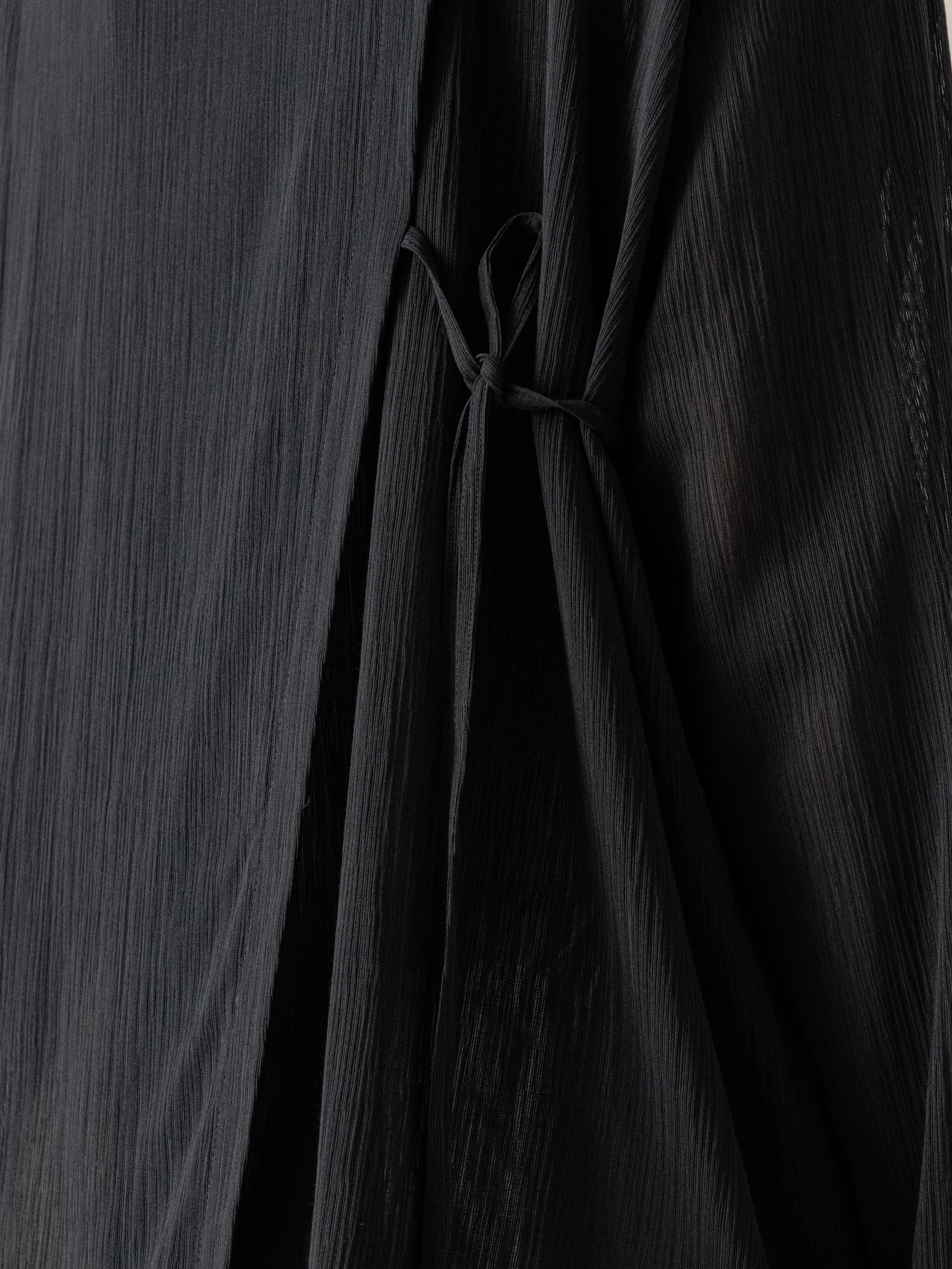 26SS WMS｜Structured Oversized Shirt (Black)