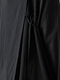 26SS WMS｜Structured Oversized Shirt (Black)