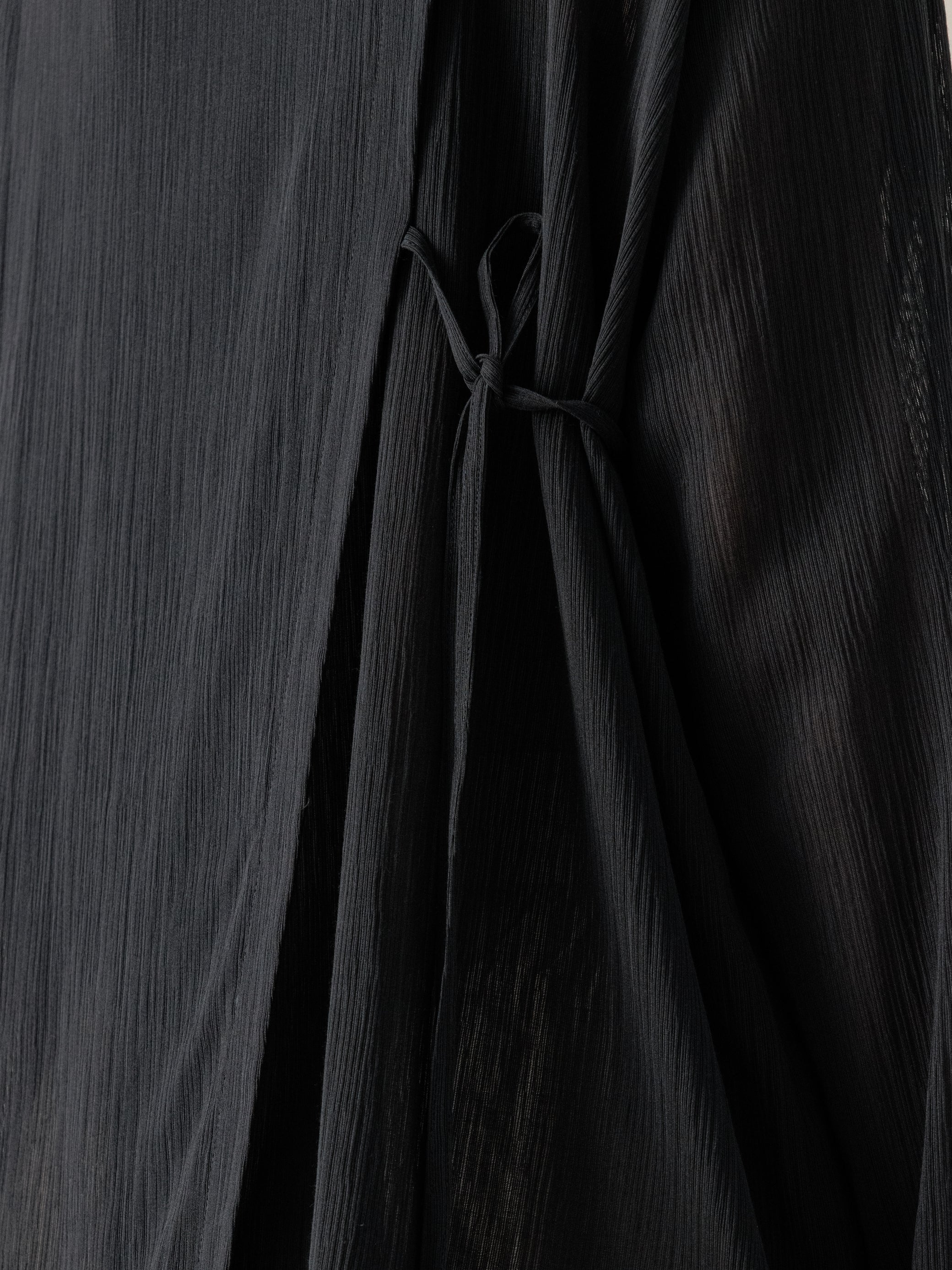 26SS WMS｜Structured Oversized Shirt (Black)