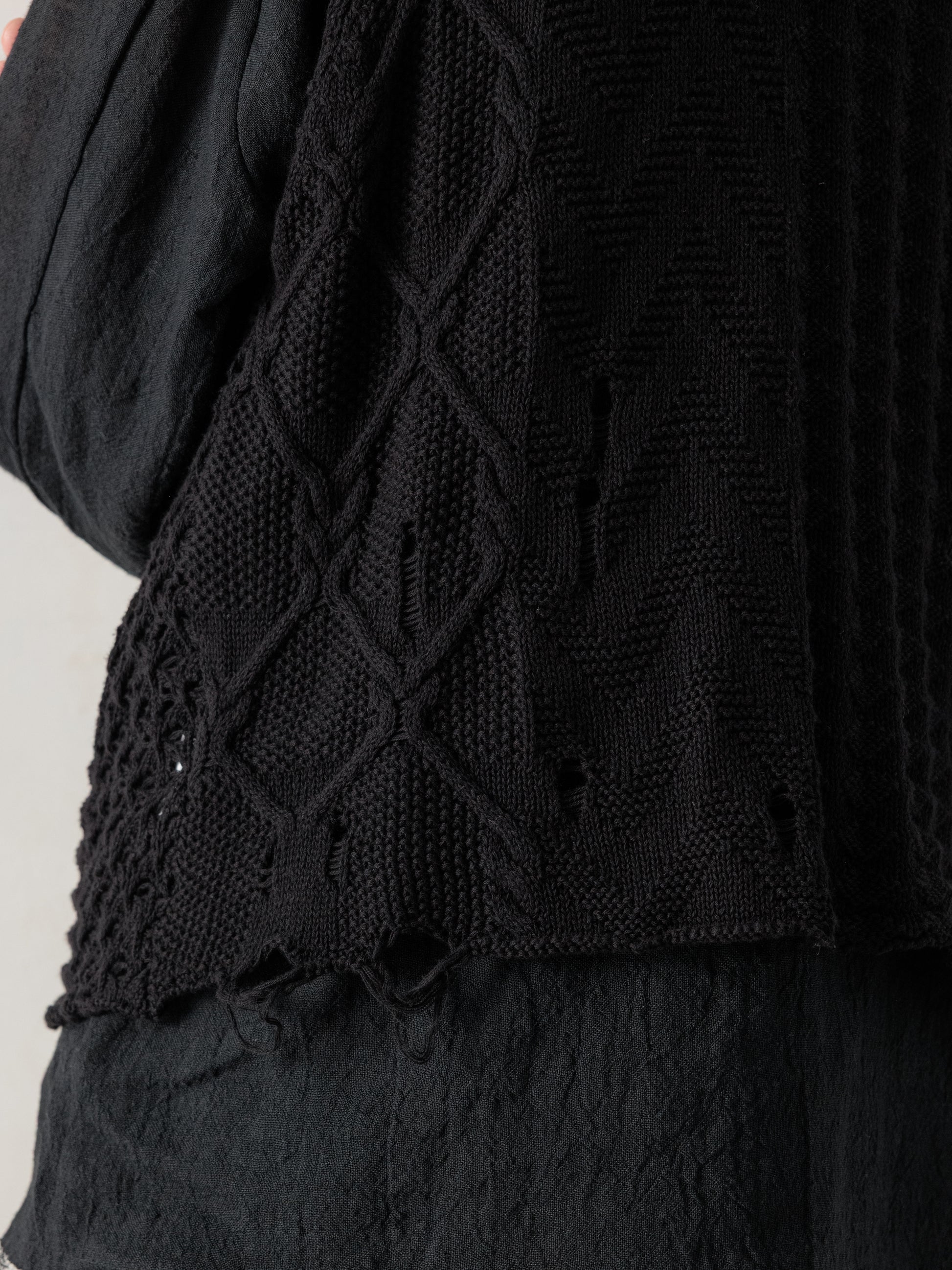 26SS｜Textured Knit Waistcoat