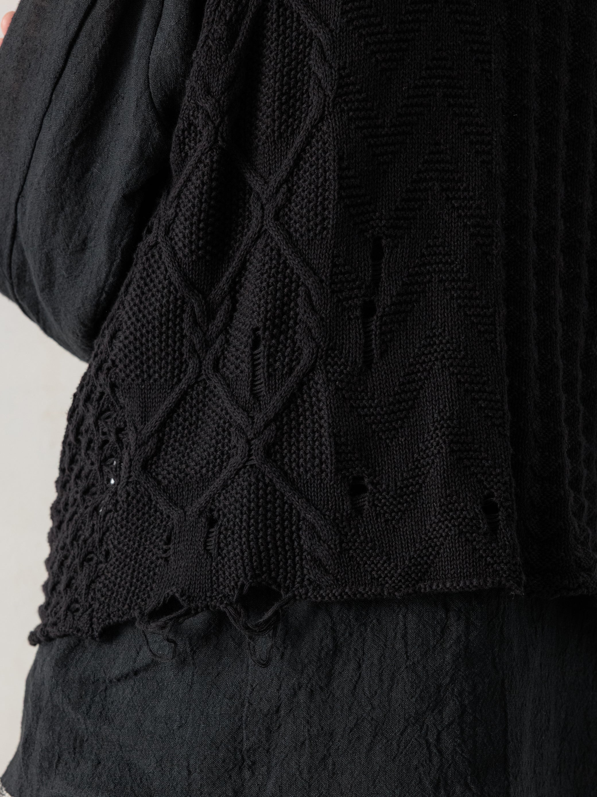 26SS｜Textured Knit Waistcoat