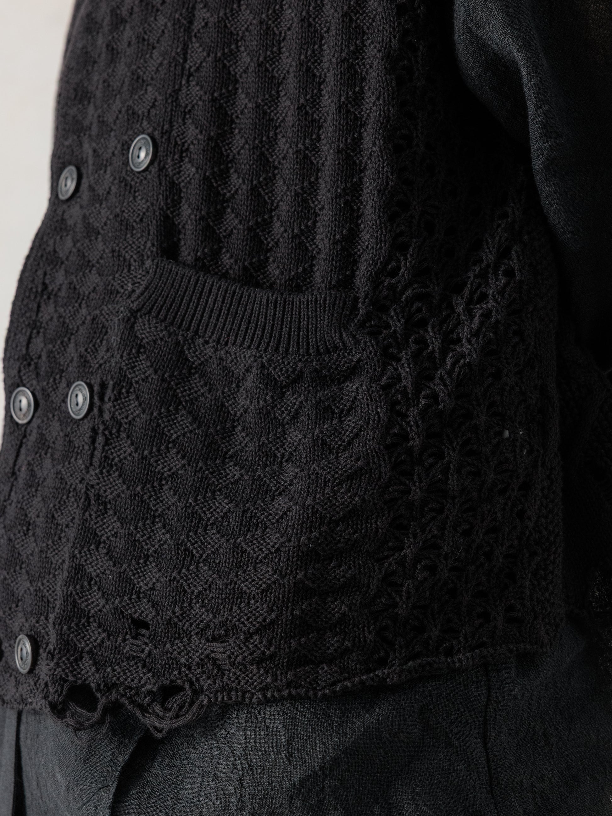 26SS｜Textured Knit Waistcoat