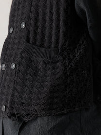 26SS｜Textured Knit Waistcoat