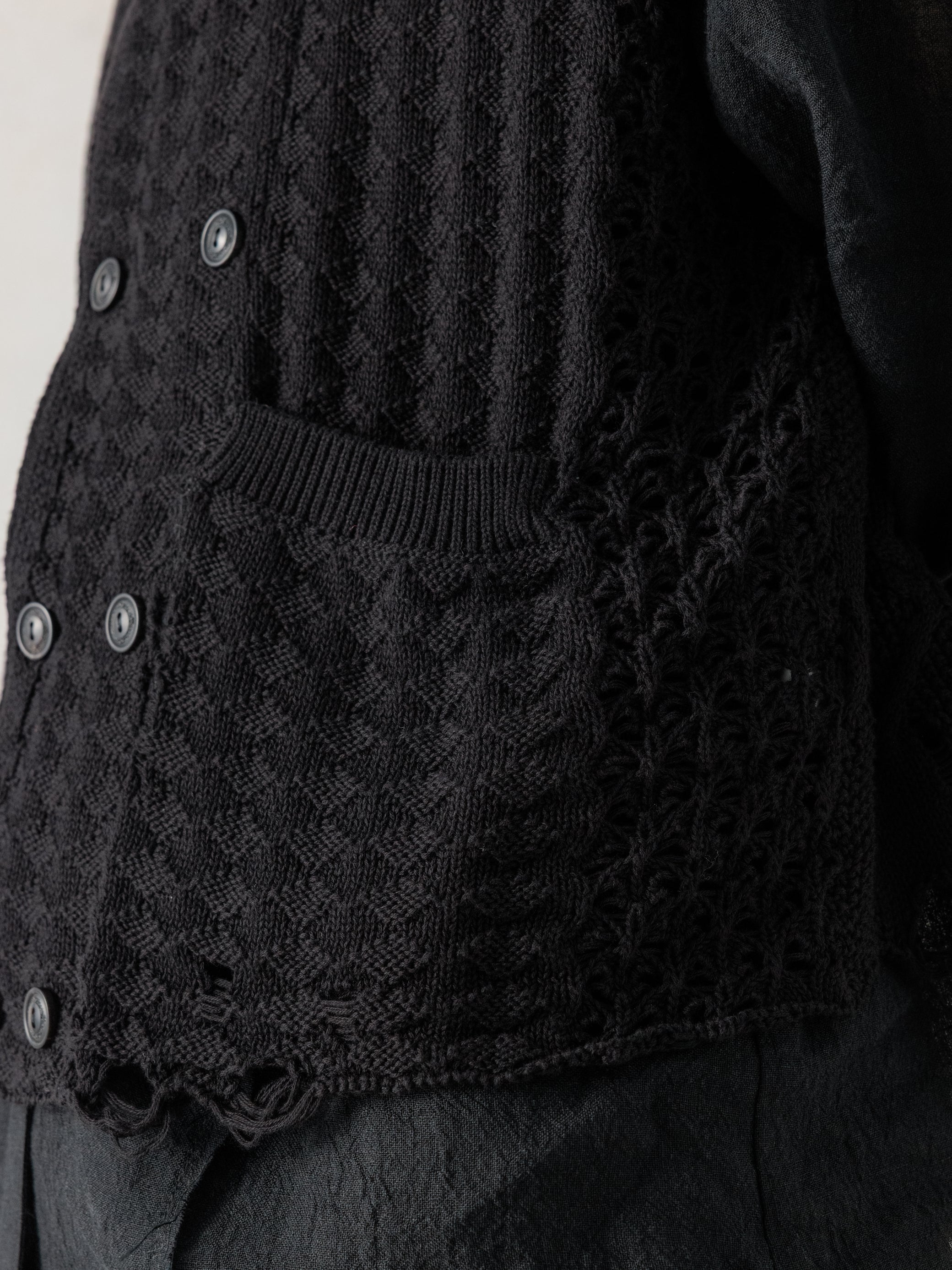 26SS｜Textured Knit Waistcoat