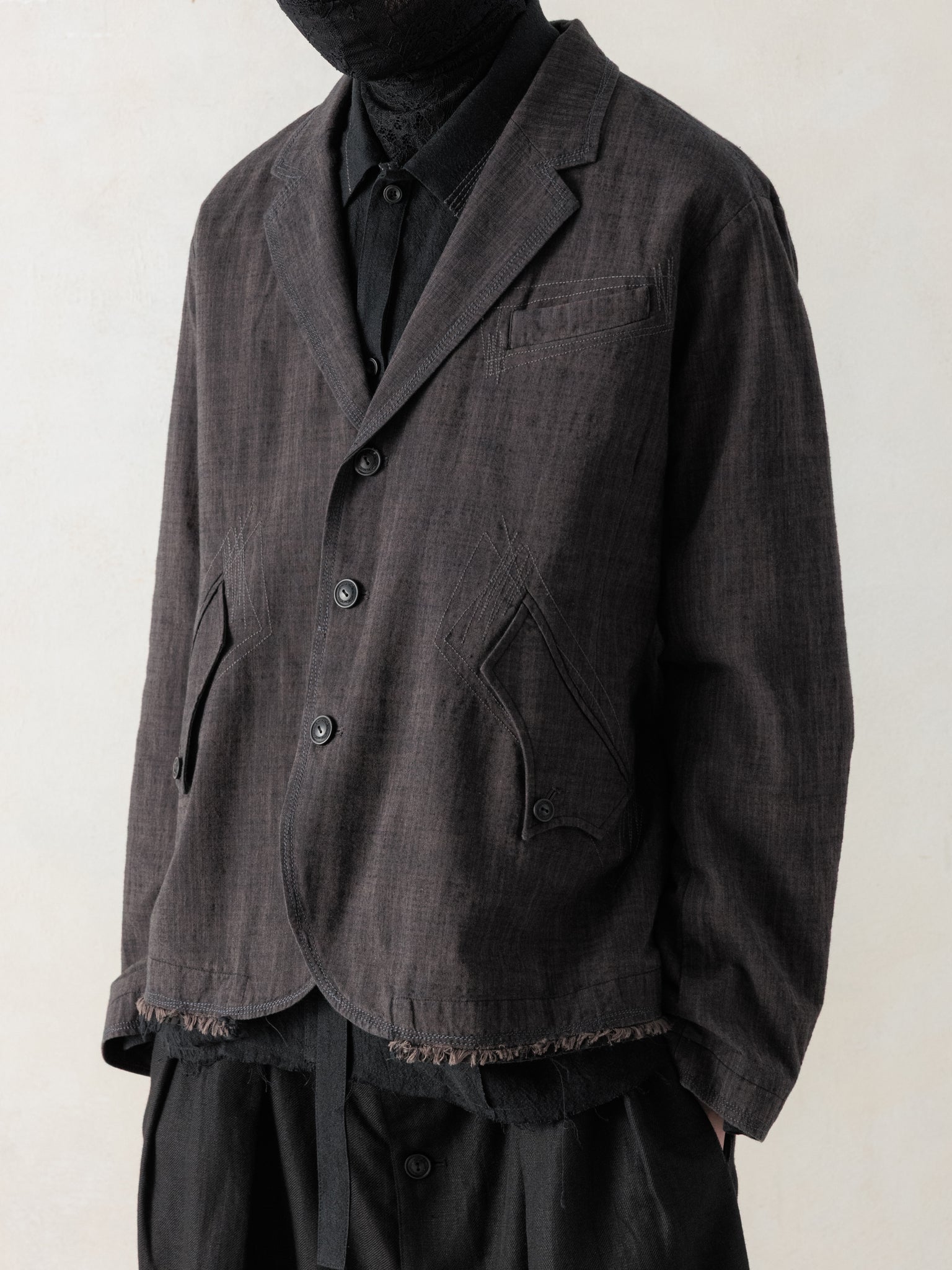 26SS｜Zig-Zag Stitch Blazer