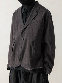 26SS｜Zig-Zag Stitch Blazer