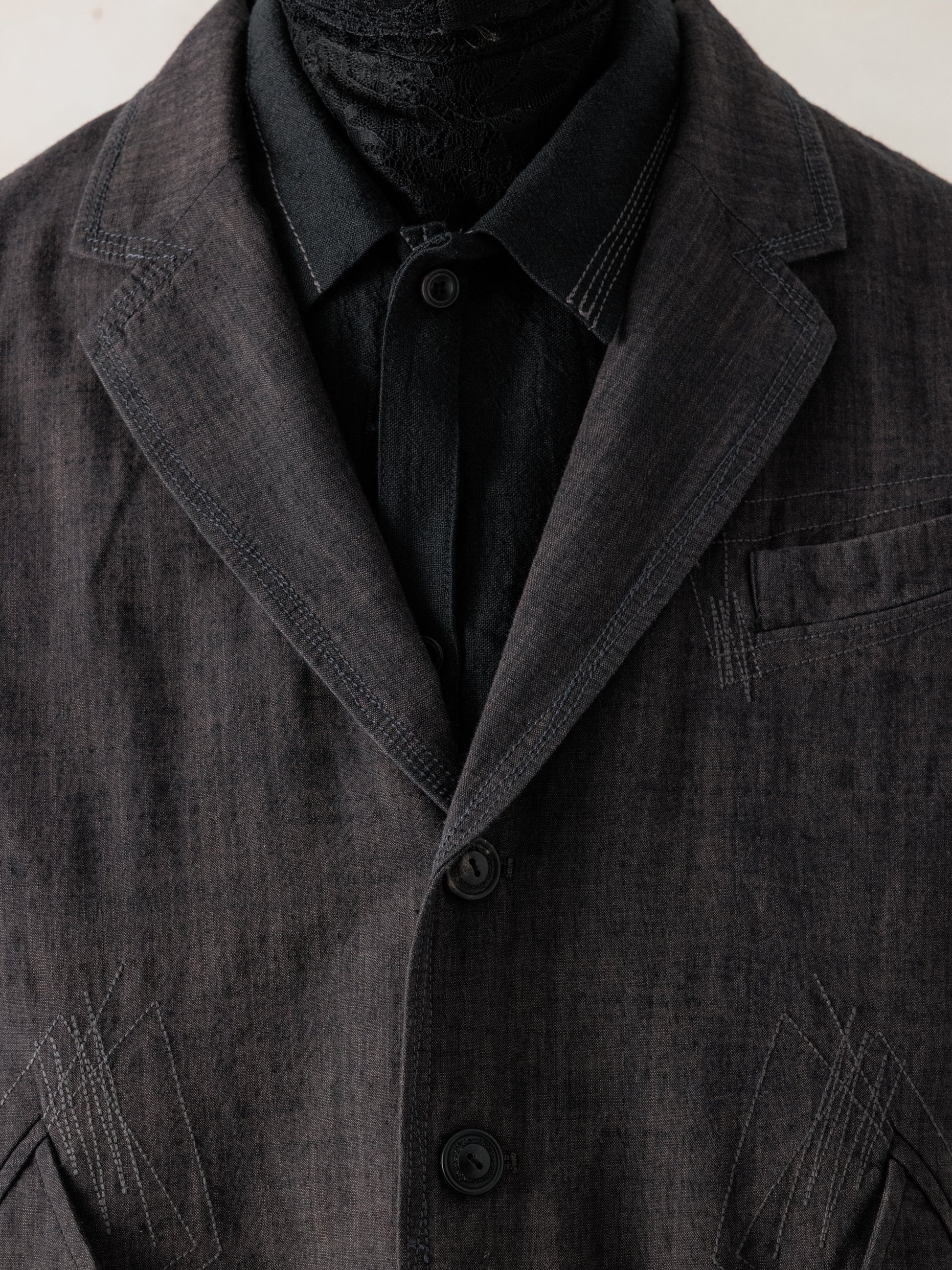 26SS｜Zig-Zag Stitch Blazer