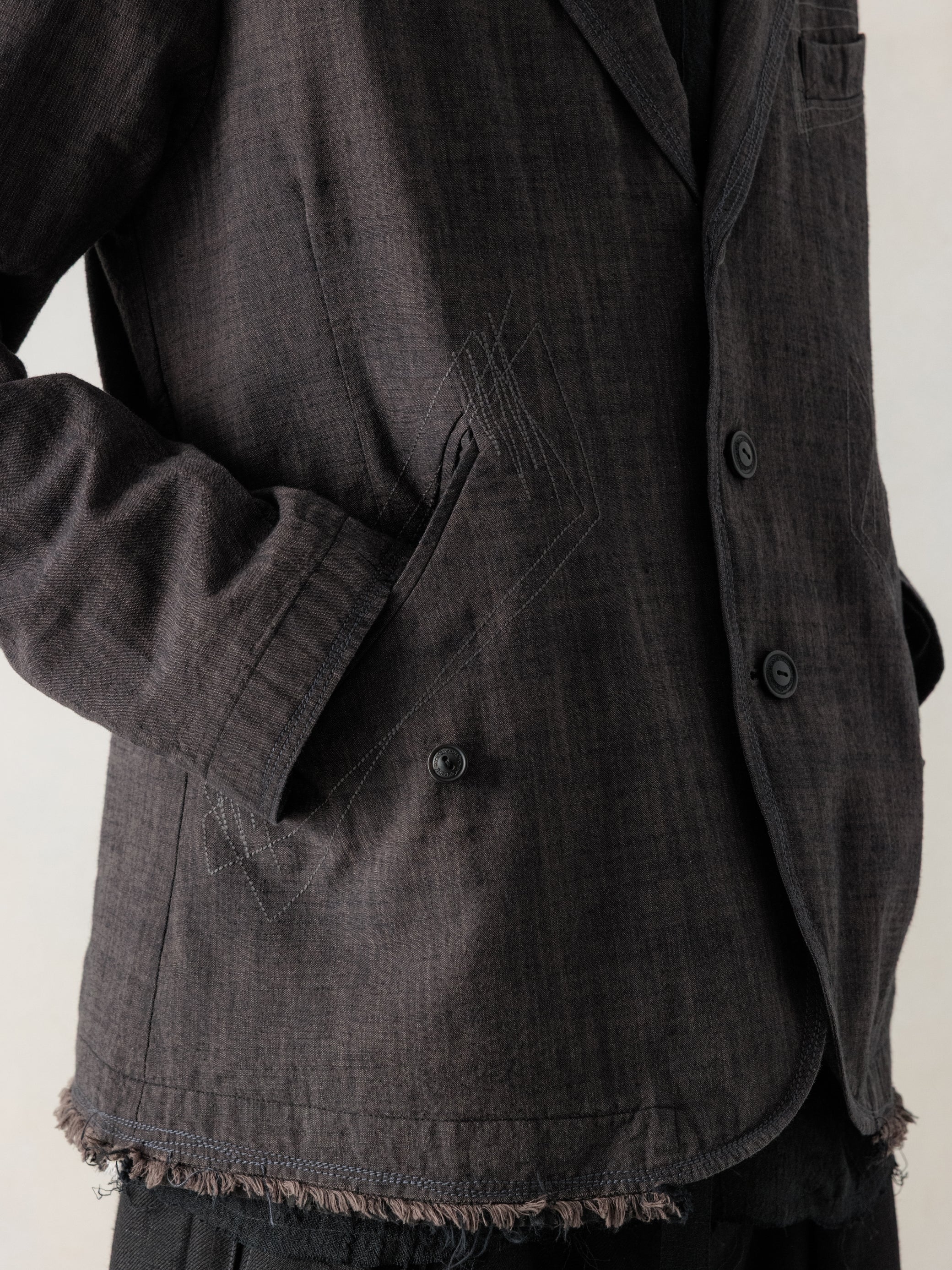 26SS｜Zig-Zag Stitch Blazer