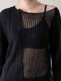 26SS WMS｜Asymmetrical Knit Cover-up