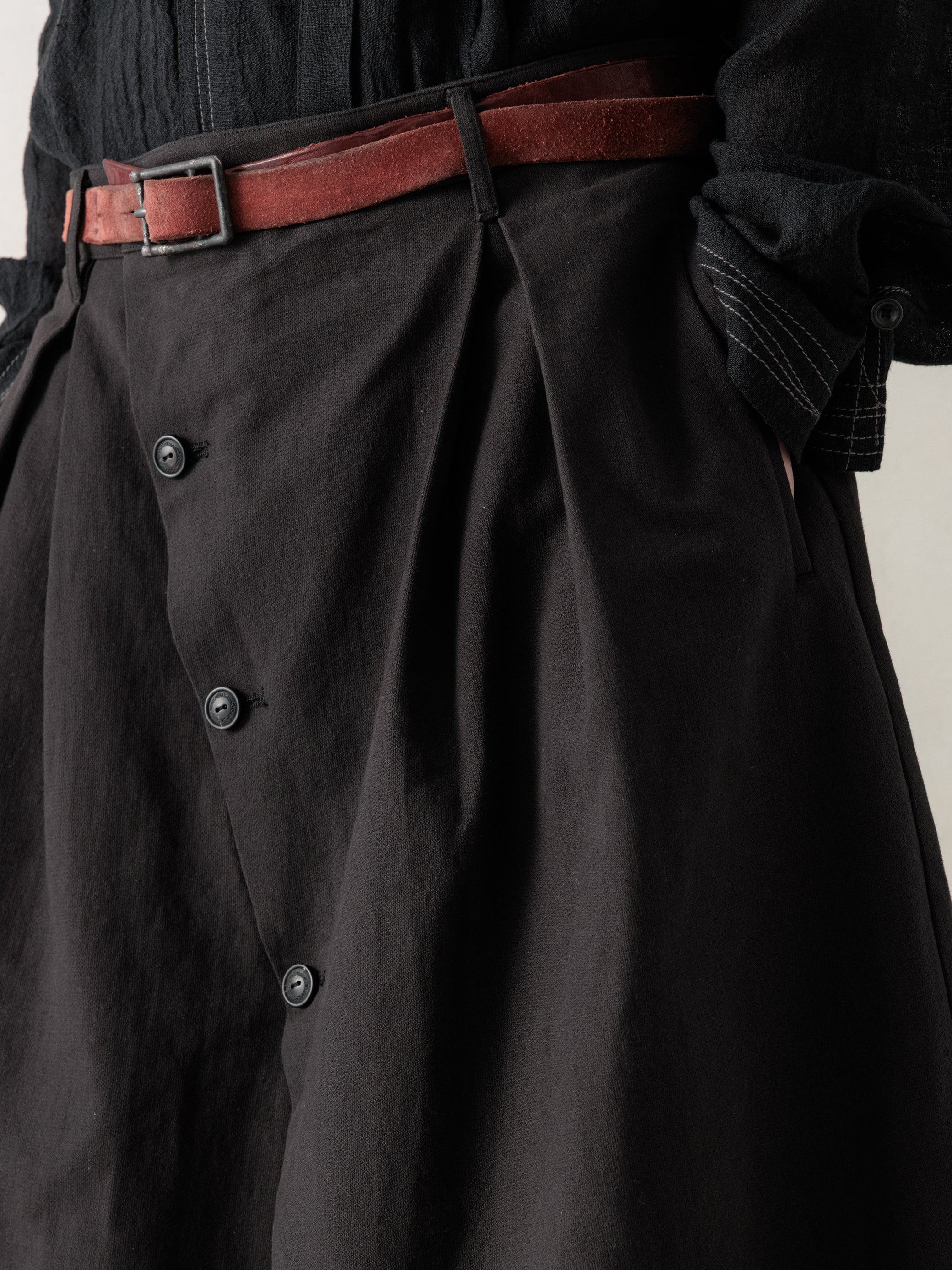 26SS｜Button Draft Shorts