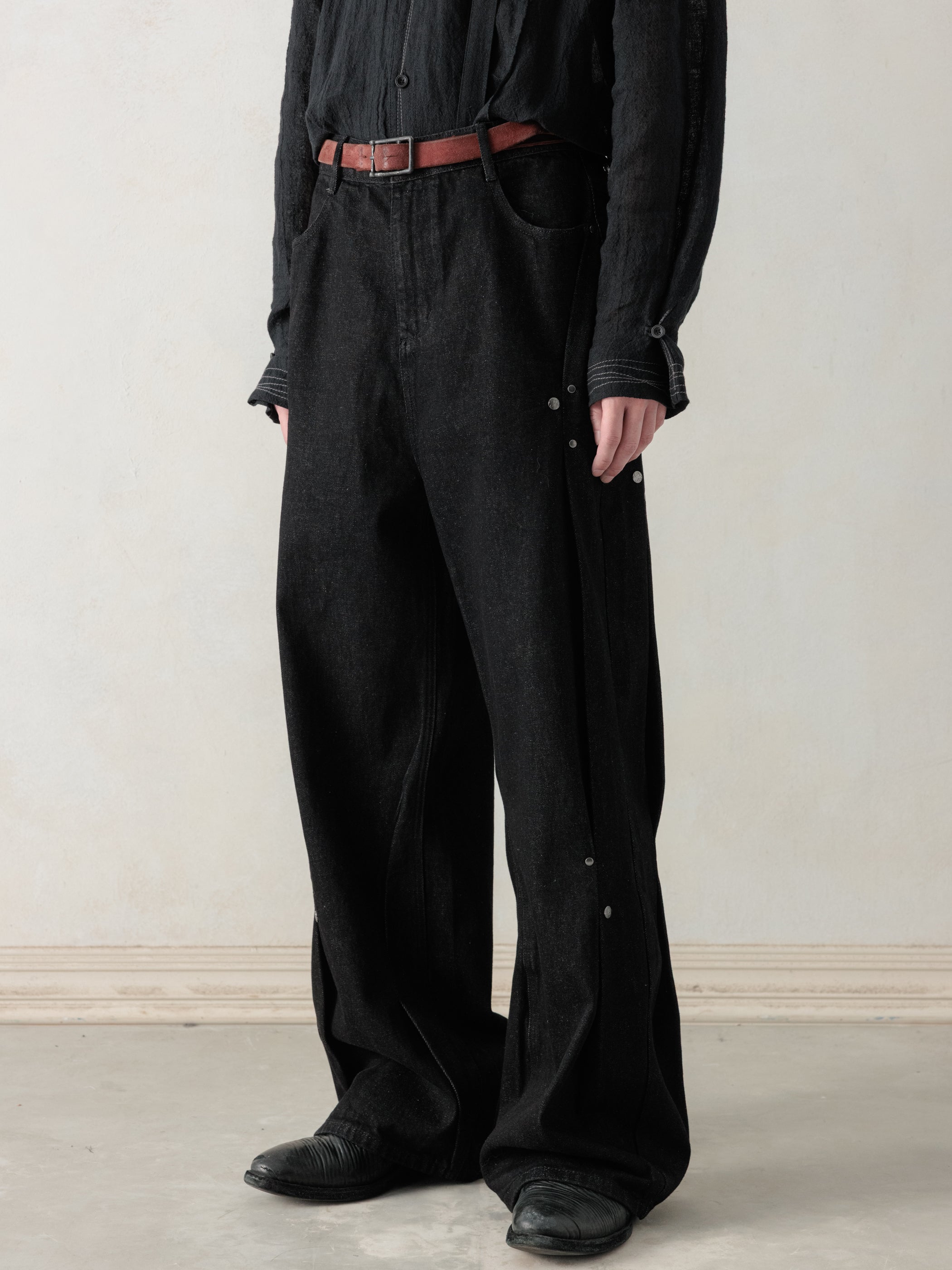 26SS｜Asymmetric Denim – Professor.E