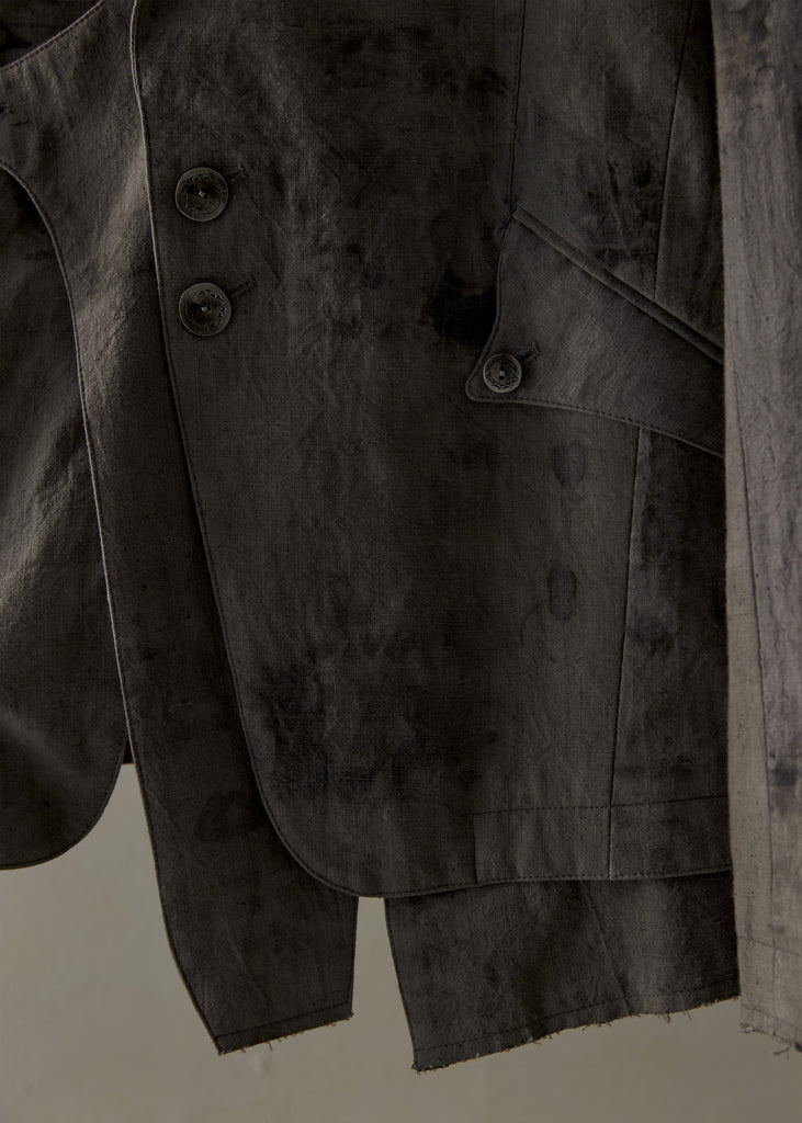 Forgotten Materials｜Double Layer Blazer (Grey)