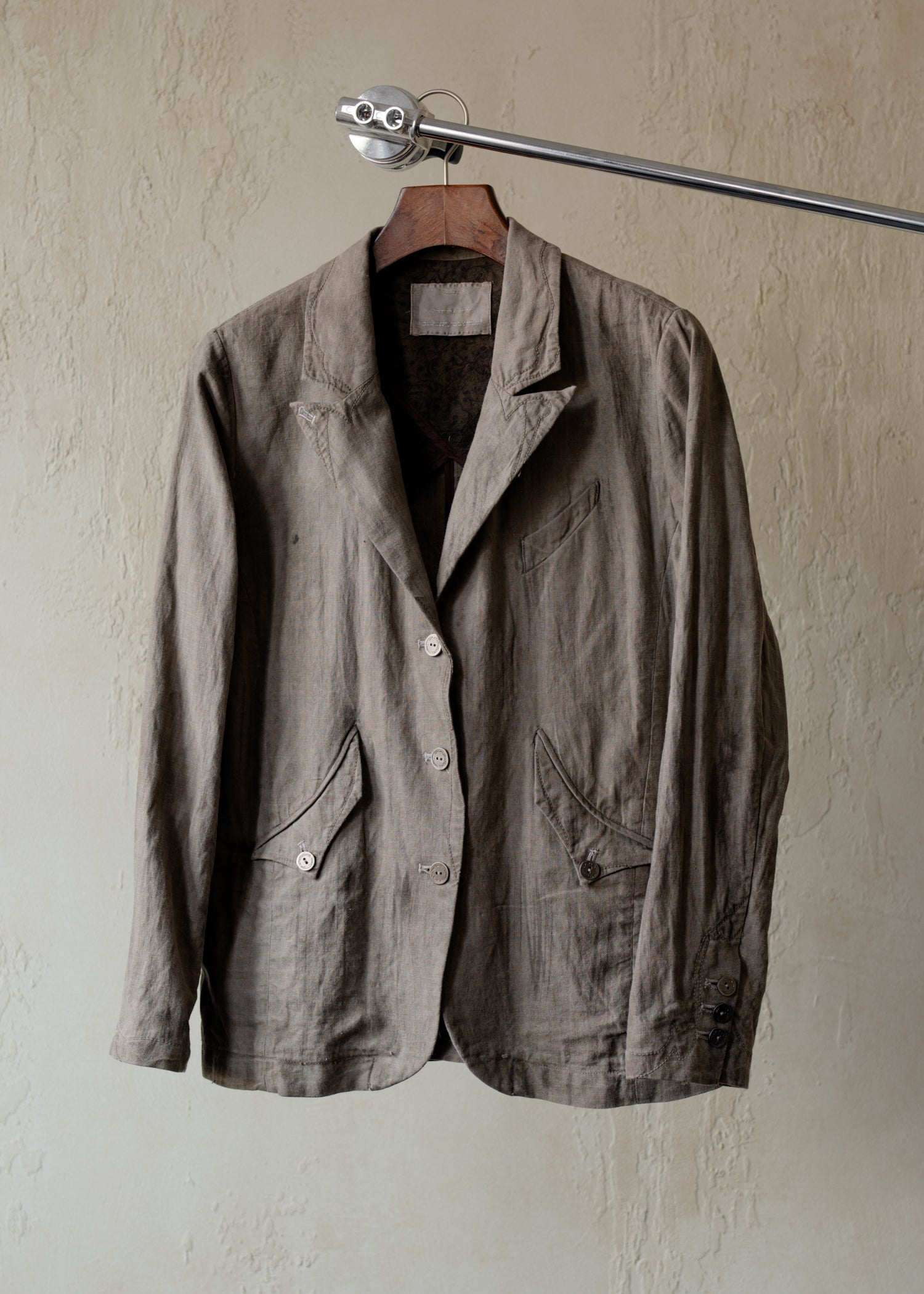Forgotten Materials WMS｜C'est Blazer (Natural Dyed Grey)