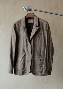 Forgotten Materials WMS｜C'est Blazer (Natural Dyed Grey)