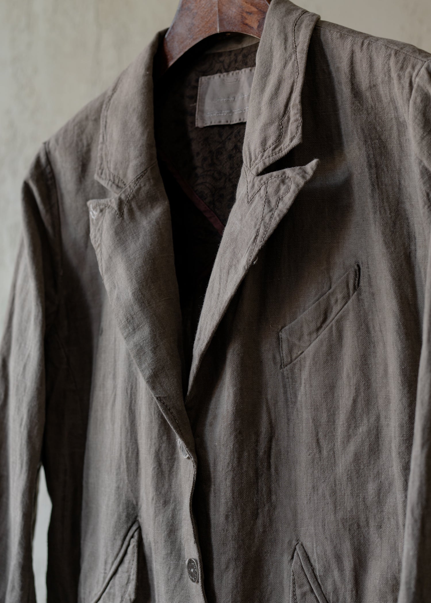 Forgotten Materials WMS｜C'est Blazer (Natural Dyed Grey)
