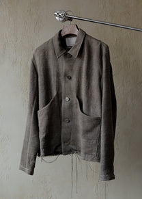 Forgotten Materials｜Big Pocket JKT (Natural Dyed Grey)