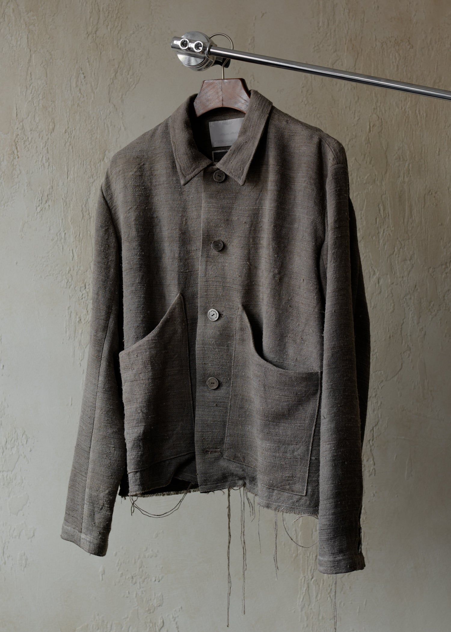 Forgotten Materials｜Big Pocket JKT (Natural Dyed Grey)