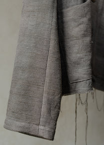 Forgotten Materials｜Big Pocket JKT (Natural Dyed Grey)