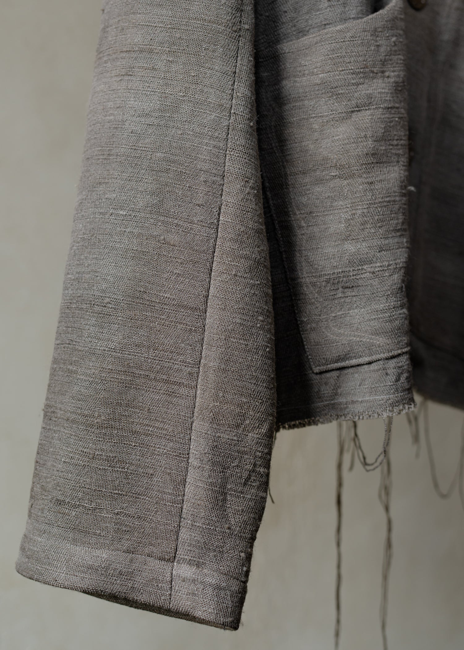 Forgotten Materials｜Big Pocket JKT (Natural Dyed Grey)