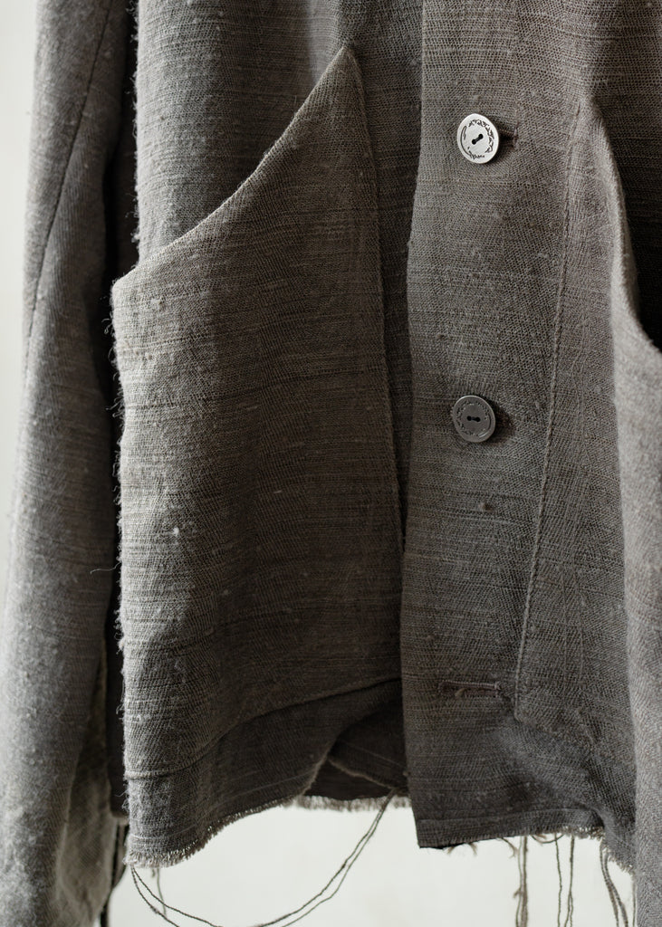 Forgotten Materials｜Big Pocket Jacket (Natural Dyed Grey)