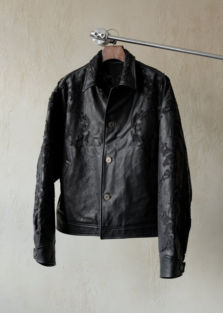 Forgotten Materials｜Laser Leather Jacket