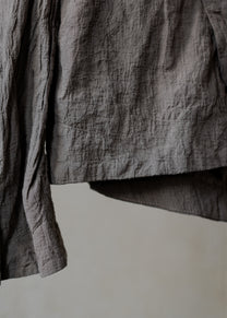 Forgotten Materials｜Embroidered Blazer (Natural Dyed Grey)