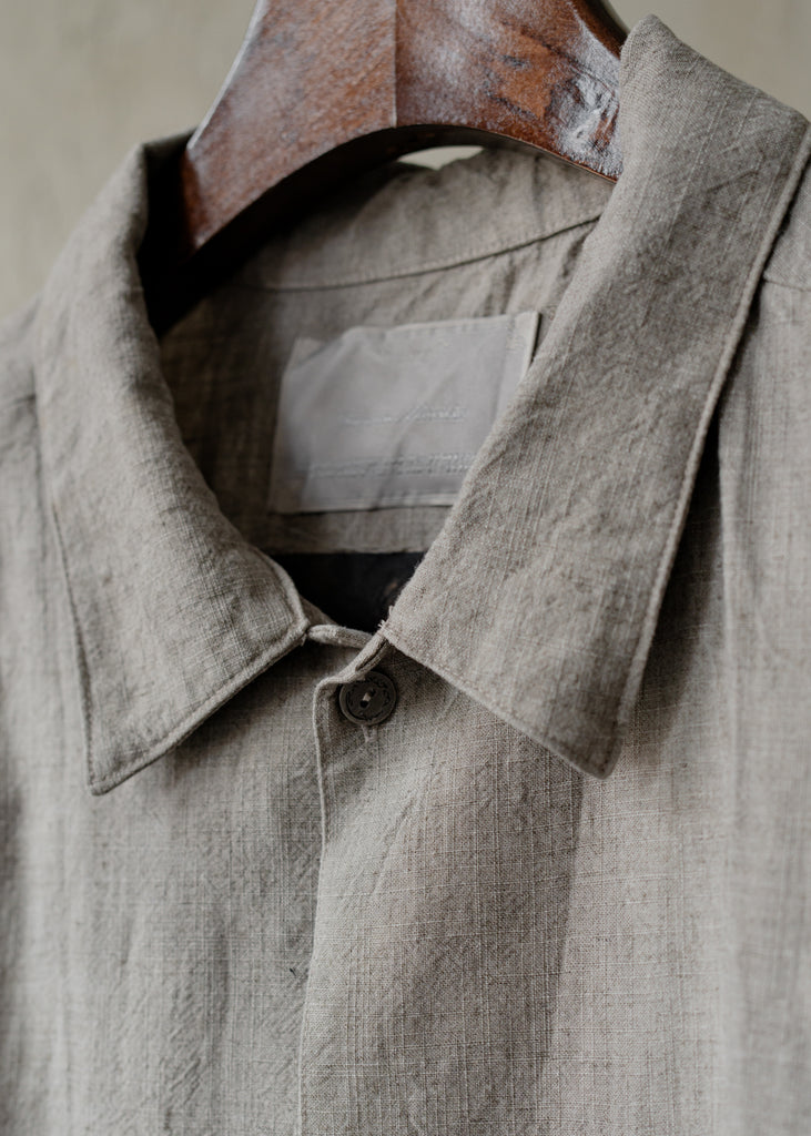 Forgotten Materials｜Loner Shirt (Natural Dyed Grey)