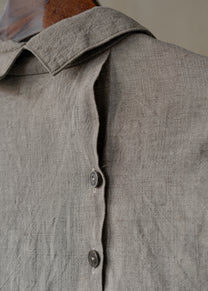 Forgotten Materials｜Loner Shirt (Natural Dyed Grey)