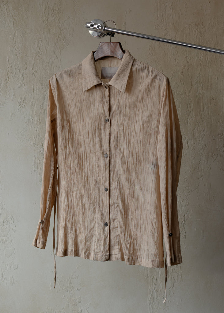 Forgotten Materials WMS｜C'est Shirt (Natural Dyed Beige)