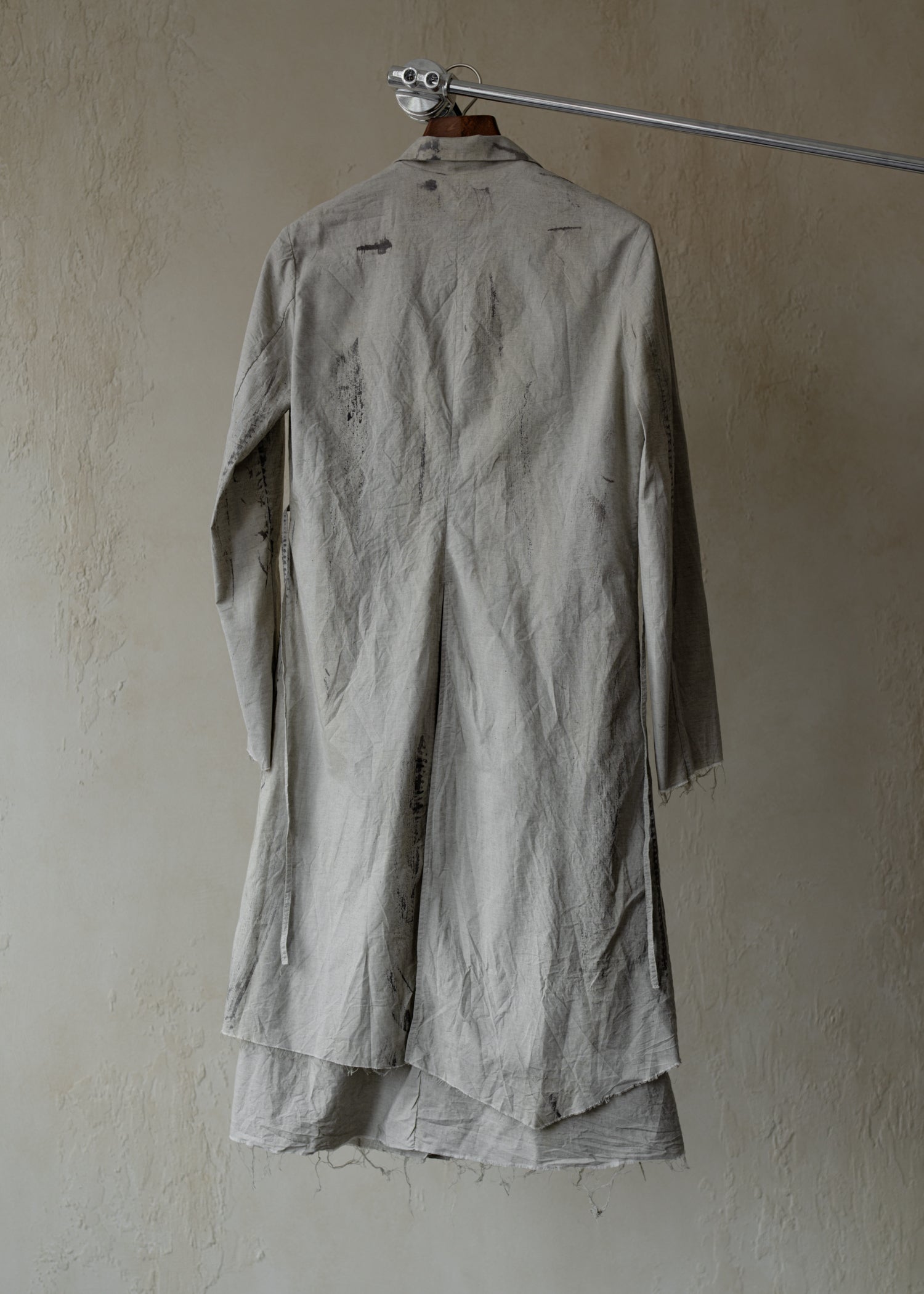 Forgotten Materials WMS｜Layered Shirt (Natural Dyed Grey)