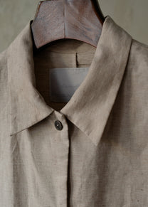 Forgotten Materials WMS｜Layered Shirt (Natural Dyed Beige)