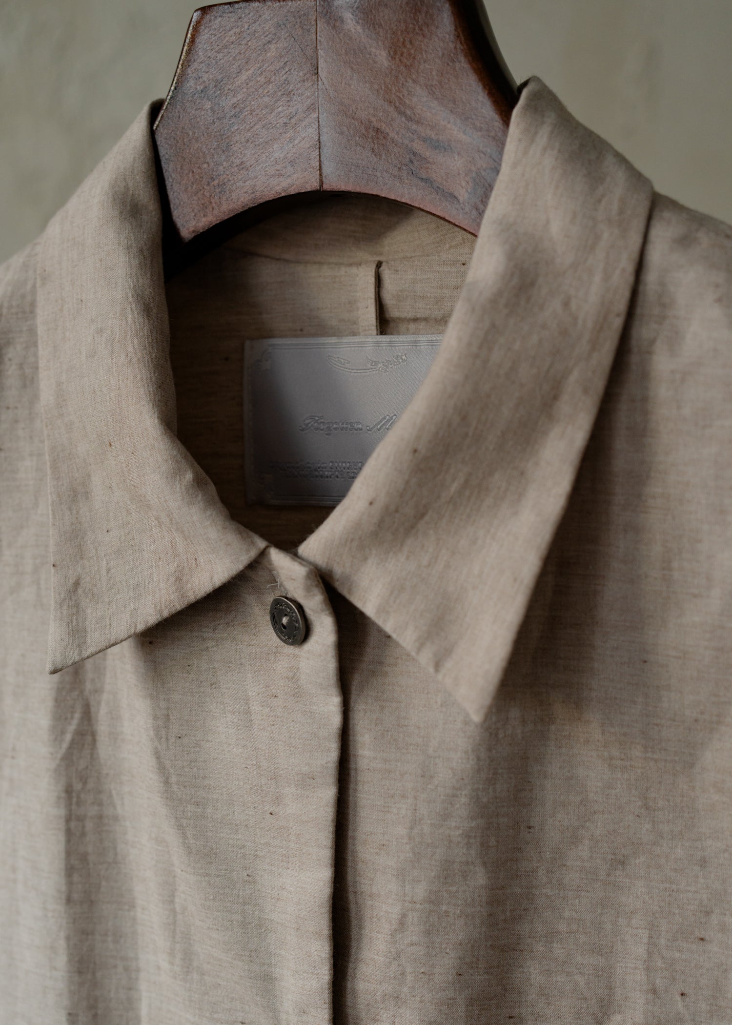Forgotten Materials WMS｜Layered Shirt (Natural Dyed Beige)