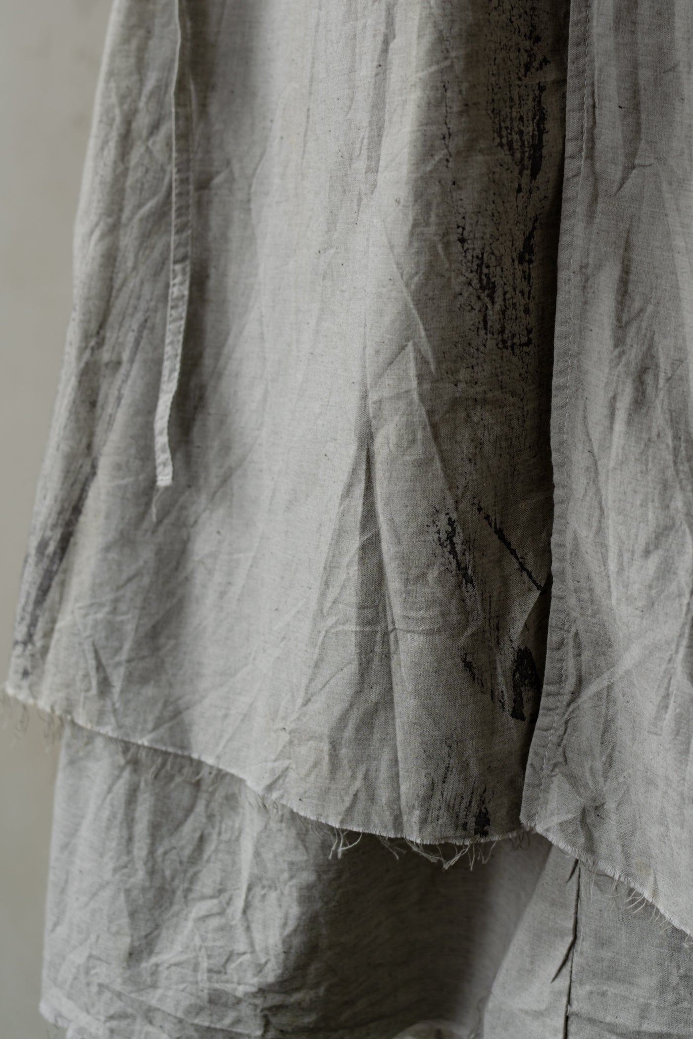 Forgotten Materials WMS｜Layered Shirt (Natural Dyed Grey)