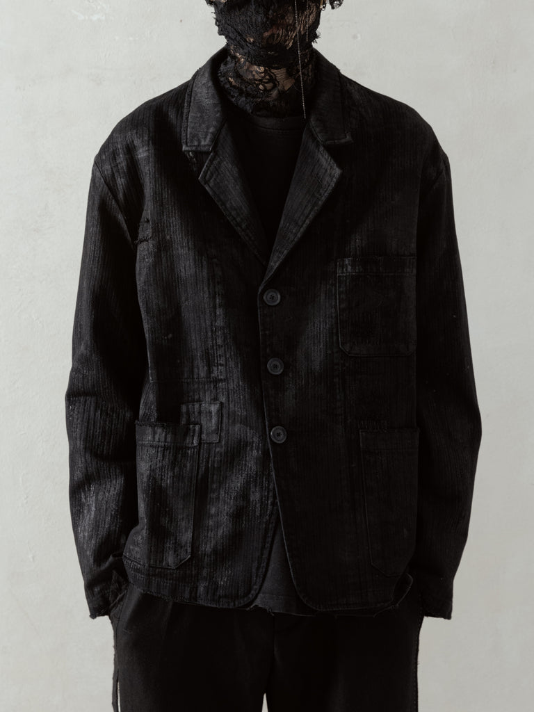 Renovation｜Uncle E's Blazer (Coated Black)