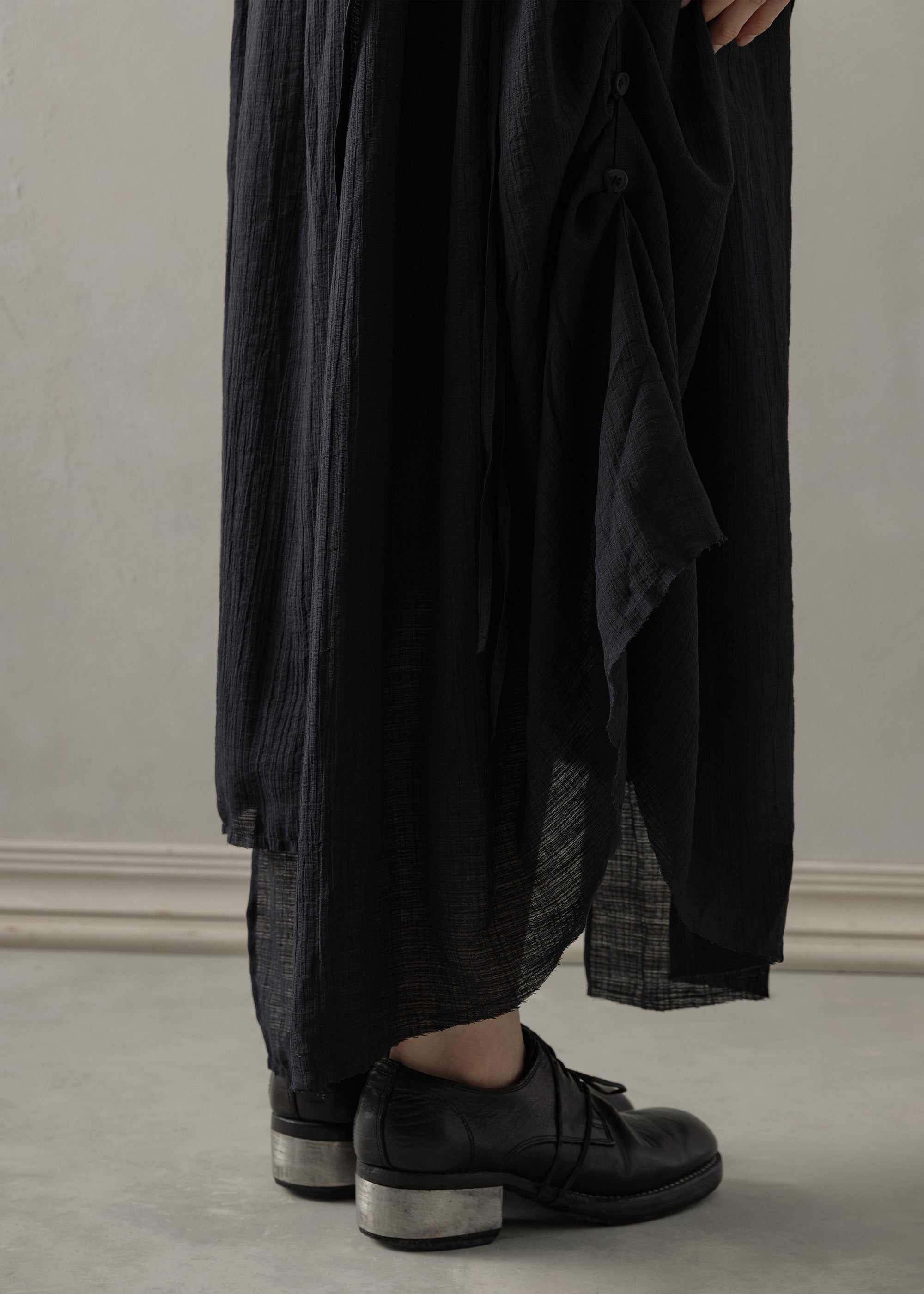 24SS WMS｜Sculptural Maxi Dress