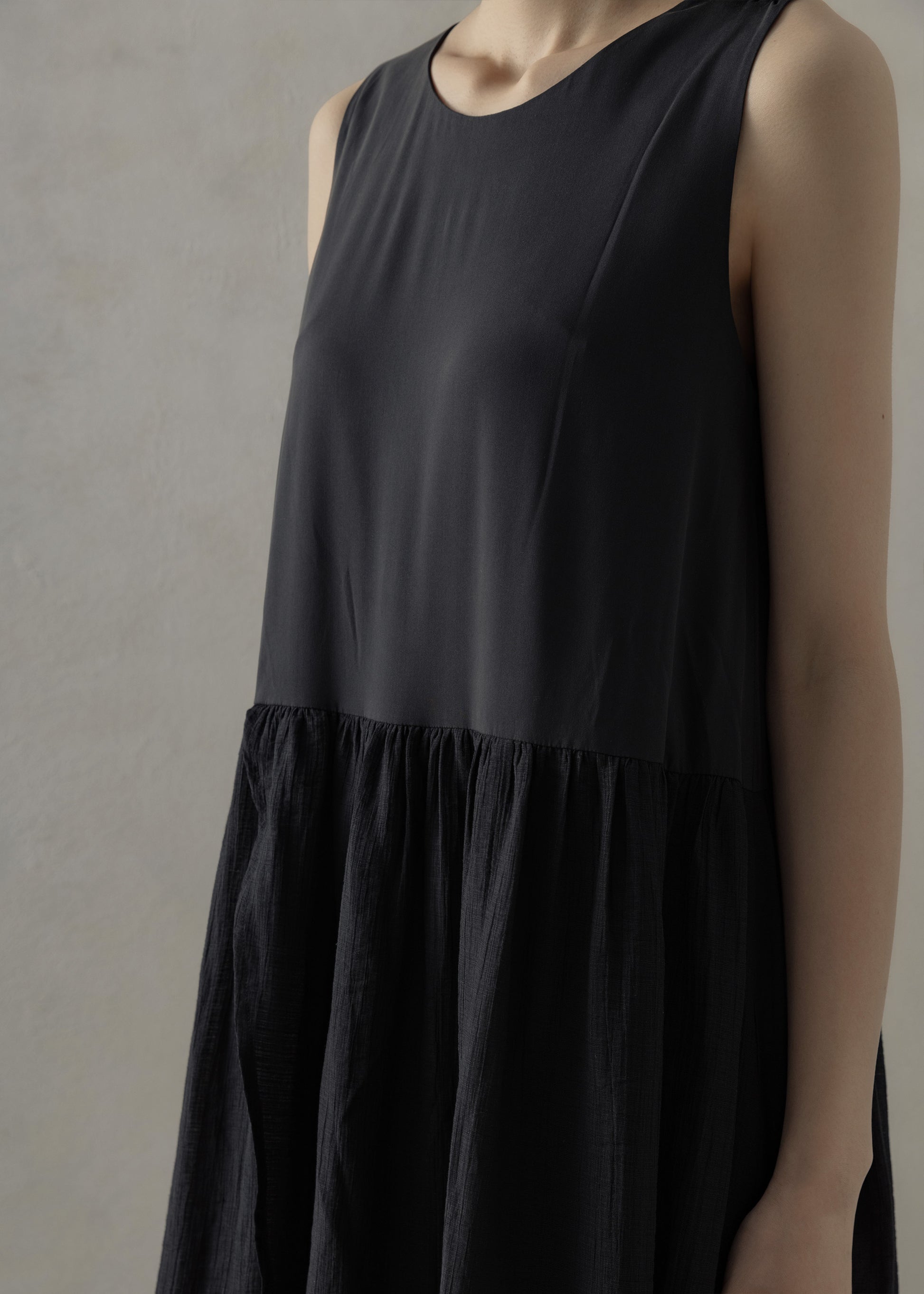 24SS WMS｜Sculptural Maxi Dress