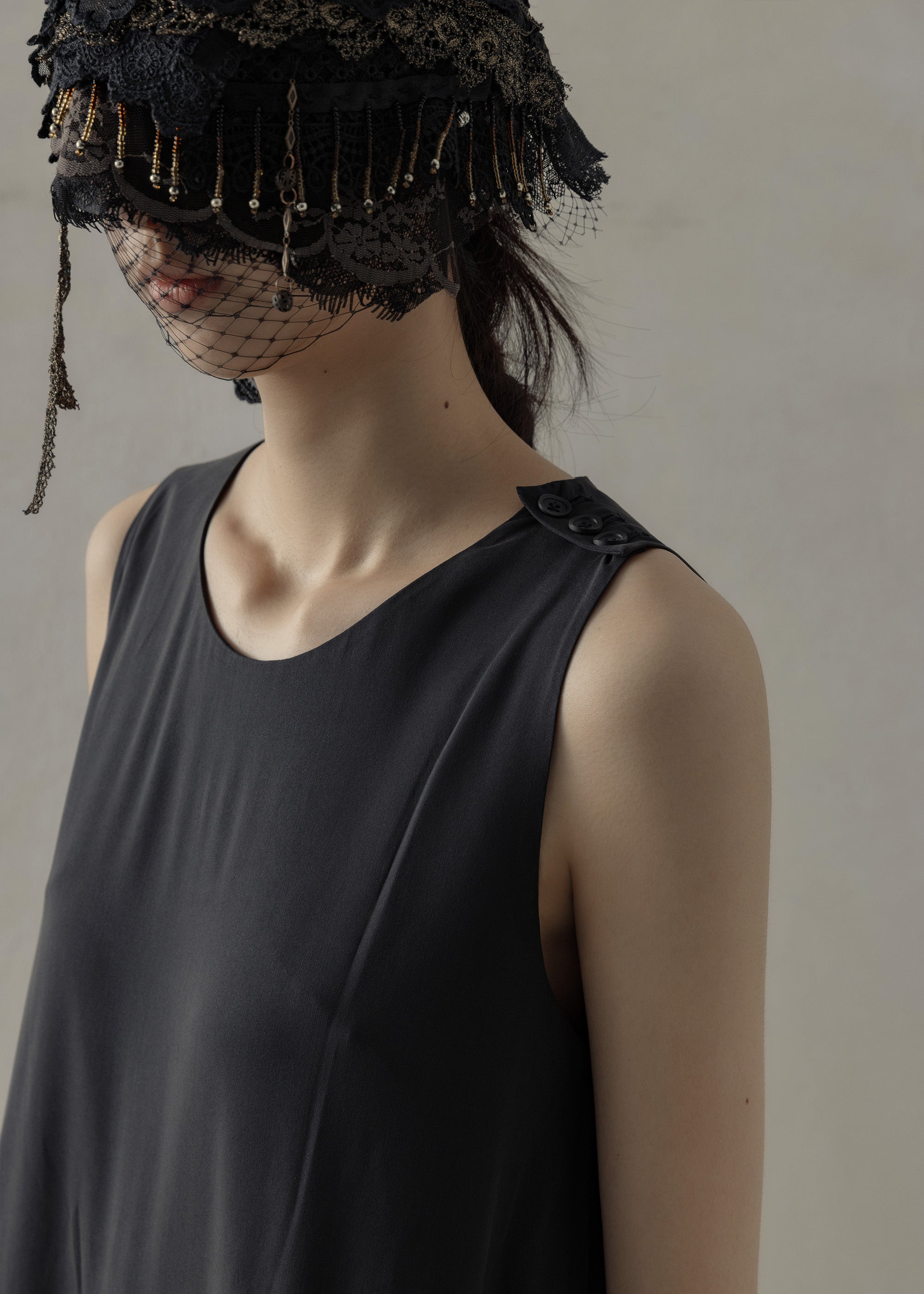 24SS WMS｜Sculptural Maxi Dress