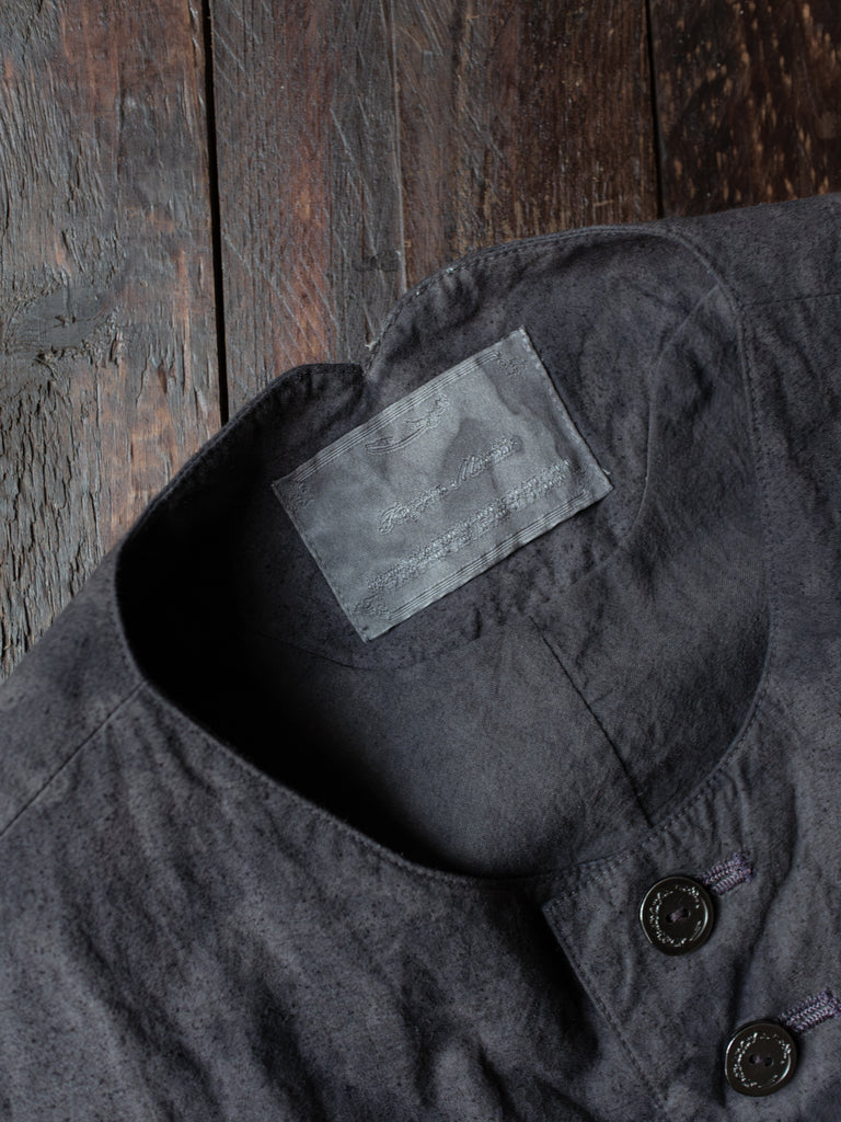 Forgotten Materials｜E Waistcoat (Natural Dyed Dark Purple)