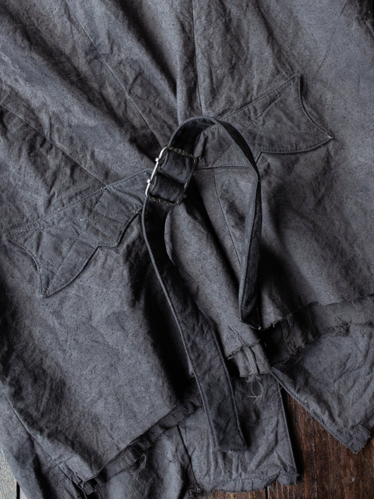 Forgotten Materials｜E Waistcoat (Natural Dyed Dark Purple)